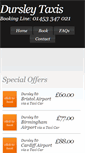 Mobile Screenshot of cheaptaxidursley.co.uk
